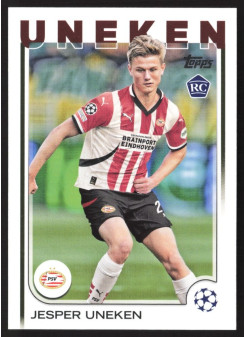 Jesper Uneken, Kartička, Topps UEFA Club Competitions 2024-25, BASE