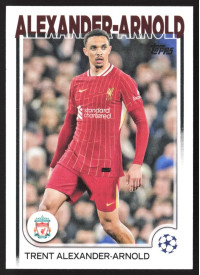 Trent Alexander-Arnold, Kartička, Topps UEFA Club Competitions 2024-25, BASE