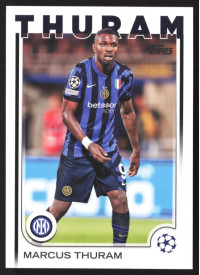 Marcus Thuram, Kartička, Topps UEFA Club Competitions 2024-25, BASE