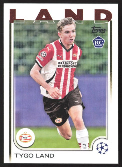 Tygo Land, Kartička, Topps UEFA Club Competitions 2024-25, BASE
