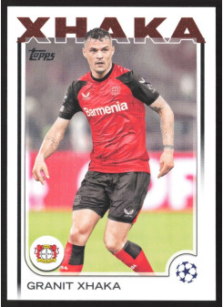 Granit Xhaka, Kartička, Topps UEFA Club Competitions 2024-25, BASE