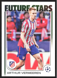 Arthur Vermeeren, Kartička, Topps UEFA Club Competitions 2024-25, BASE