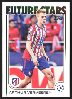 Arthur Vermeeren, Kartička, Topps UEFA Club Competitions 2024-25, BASE