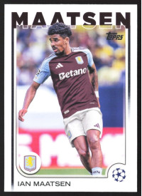 Ian Maatsen, Kartička, Topps UEFA Club Competitions 2024-25, BASE