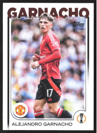 Alejandro Garnacho, Kartička, Topps UEFA Club Competitions 2024-25, BASE