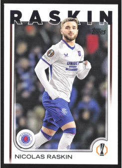 Nicolas Raskin, Kartička, Topps UEFA Club Competitions 2024-25, BASE