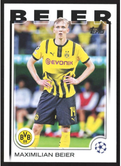 Maximilian Beier, Kartička, Topps UEFA Club Competitions 2024-25, BASE
