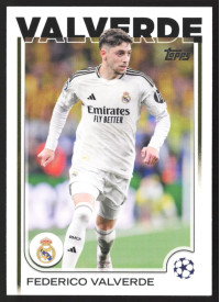Federico Valverde, Kartička, Topps UEFA Club Competitions 2024-25, BASE