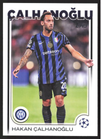 Hakan Çalhanoğlu, Kartička, Topps UEFA Club Competitions 2024-25, BASE