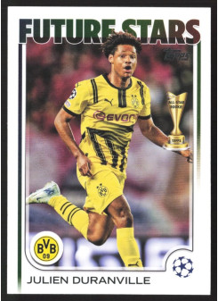 Julien Duranville, Kartička, Topps UEFA Club Competitions 2024-25, BASE