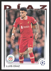Luis Díaz, Kartička, Topps UEFA Club Competitions 2024-25, BASE