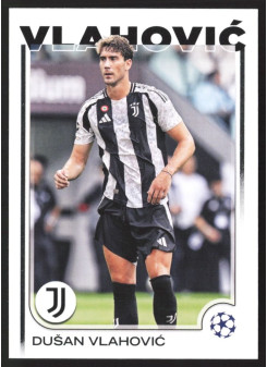 Dušan Vlahović, Kartička, Topps UEFA Club Competitions 2024-25, BASE