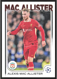 Alexis Mac Allister, Kartička, Topps UEFA Club Competitions 2024-25, BASE