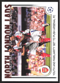 Arsenal FC, Kartička, Topps UEFA Club Competitions 2024-25, BASE