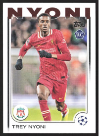 Trey Nyoni, Kartička, Topps UEFA Club Competitions 2024-25, BASE