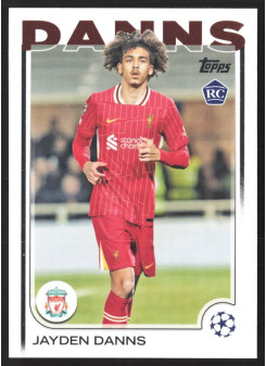 Jayden Danns, Kartička, Topps UEFA Club Competitions 2024-25, BASE