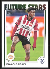 Isaac Babadi, Kartička, Topps UEFA Club Competitions 2024-25, BASE