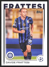 Davide Frattesi, Kartička, Topps UEFA Club Competitions 2024-25, BASE