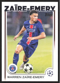 Warren Zaïre-Emery, Kartička, Topps UEFA Club Competitions 2024-25, BASE