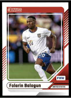 Folarin Balogun, Kartička, Panini Donruss Soccer 2024-25 , BASE