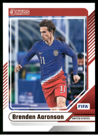Brenden Aaronson, Kartička, Panini Donruss Soccer 2024-25 , BASE