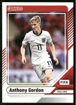 Anthony Gordon, Kartička, Panini Donruss Soccer 2024-25 , BASE