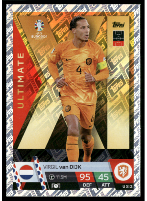 Virgil van Dijk, Kartička, Topps Match Attax UEFA EURO 2024, INSERT