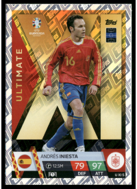 Andrés Iniesta, Kartička, Topps Match Attax UEFA EURO 2024, INSERT