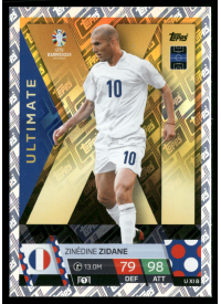 Zinédine Zidane, Kartička, Topps Match Attax UEFA EURO 2024, INSERT