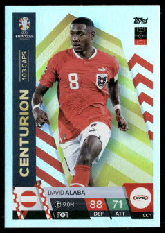 David Alaba, Kartička, Topps Match Attax UEFA EURO 2024, INSERT