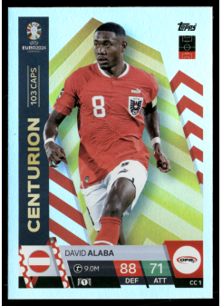 David Alaba, Kartička, Topps Match Attax UEFA EURO 2024, INSERT