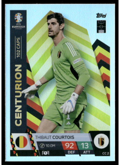 Thibaut Courtois, Kartička, Topps Match Attax UEFA EURO 2024, INSERT