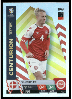 Simon Kjær, Kartička, Topps Match Attax UEFA EURO 2024, INSERT