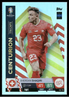 Xherdan Shaqiri, Card, Topps Match Attax UEFA EURO 2024, INSERT