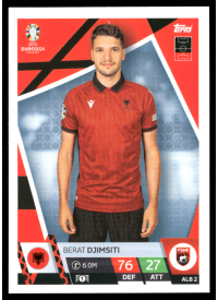 Berat Djimsiti, Kartička, Topps Match Attax UEFA EURO 2024, BASE
