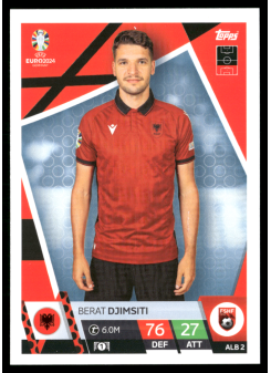 Berat Djimsiti, Kartička, Topps Match Attax UEFA EURO 2024, BASE
