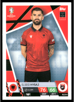 Elseid Hysaj, Kartička, Topps Match Attax UEFA EURO 2024, BASE