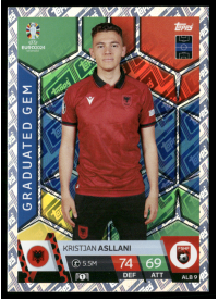 Kristjan Asllani, Kartička, Topps Match Attax UEFA EURO 2024, BASE