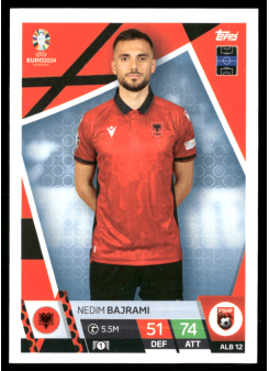 Nedim Bajrami, Kartička, Topps Match Attax UEFA EURO 2024, BASE