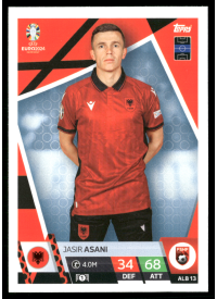 Jasir Asani, Kartička, Topps Match Attax UEFA EURO 2024, BASE