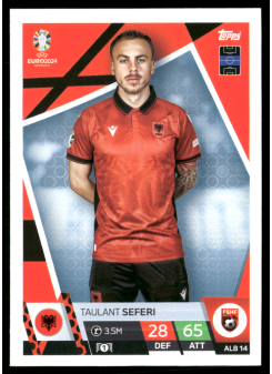 Taulant Seferi, Kartička, Topps Match Attax UEFA EURO 2024, BASE