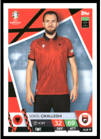 Sokol Cikalleshi, Kartička, Topps Match Attax UEFA EURO 2024, BASE