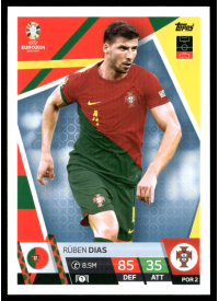 Rúben Dias, Kartička, Topps Match Attax UEFA EURO 2024, BASE