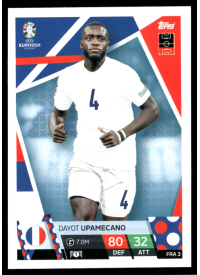 Dayot Upamecano, Kartička, Topps Match Attax UEFA EURO 2024, BASE