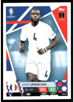 Dayot Upamecano, Kartička, Topps Match Attax UEFA EURO 2024, BASE