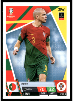 Pepe, Kartička, Topps Match Attax UEFA EURO 2024, BASE