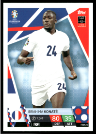 Ibrahima Konaté, Kartička, Topps Match Attax UEFA EURO 2024, BASE