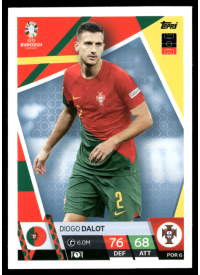 Diogo Dalot, Kartička, Topps Match Attax UEFA EURO 2024, BASE