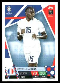 Castello Lukeba, Kartička, Topps Match Attax UEFA EURO 2024, BASE