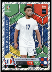 Warren Zaïre-Emery, Kartička, Topps Match Attax UEFA EURO 2024, BASE